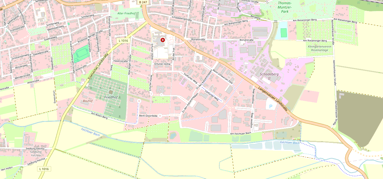 Karte: Karosseriewerk Ostermann GmbH, Treffurter Weg 20, 99974 Mühlhausen
